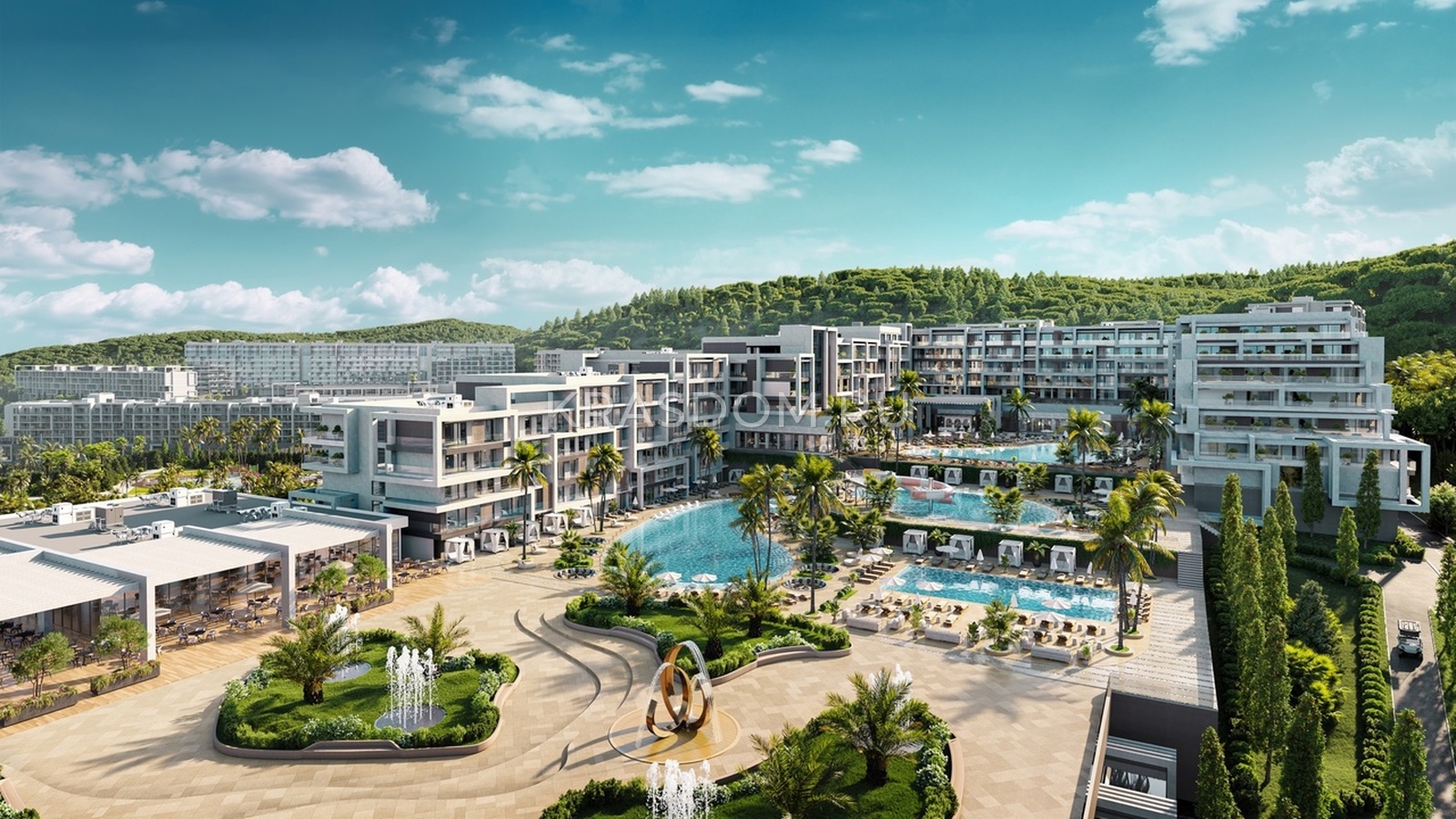 Апарт-отель Alean Resort Montvert, Корпус «RESIDENCE 1» в Сочи, купить  апартаменты