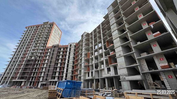 Ход строительства 9 апреля 2025