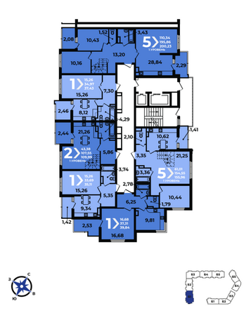 План 18 этажа 1 подъезд