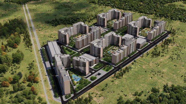 
  Продается 2-комн. квартира 57.09 м², в ЖК Горные высоты, литер 5.3. Фото 2.