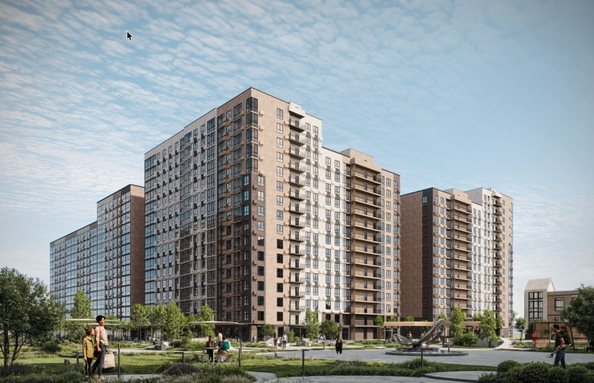 
  Продается 1-комн. квартира 35.72 м², в ЖК Горные высоты, литер 5.2. Фото 1.