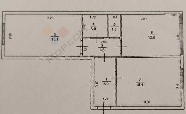 
   Продам 2-комнатную, 55.4 м², Лаухина ул, 9

. Фото 1.