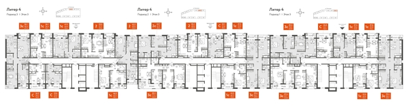 
  Продается 3-комн. квартира, 89.25 м², ЖК Все Свои VIP, литера 4
. Фото 1.