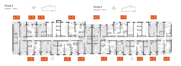 
   Продам 3-комнатную, 89.7 м², Колхозная ул, 5/2 к4

. Фото 1.