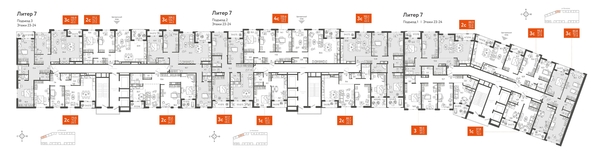 
   Продам 3-комнатную, 101.6 м², Колхозная ул, 5/2 к1

. Фото 2.