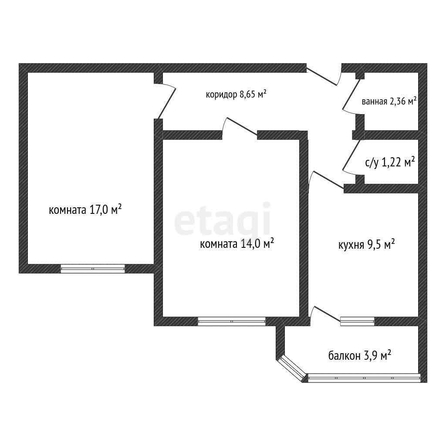 
   Продам 2-комнатную, 52.8 м², Зиповская ул, 46

. Фото 24.