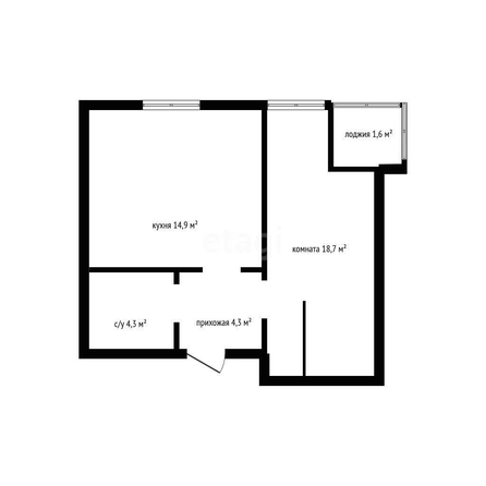 
   Продам 1-комнатную, 41.5 м², Античная ул, 10

. Фото 1.