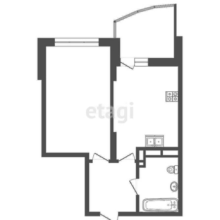 
   Продам 1-комнатную, 41 м², Кирилла Россинского ул, 3/2

. Фото 1.