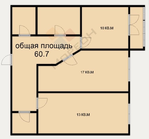 
   Продам 2-комнатную, 63.7 м², Веронская ул, 18

. Фото 15.