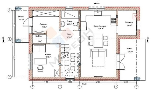 
   Продам дом, 153 м², Краснодар

. Фото 13.