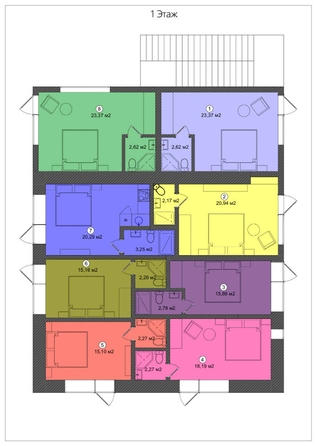 
   Продам 1-комнатную, 28.61 м², Белых акаций ул, 3/2

. Фото 9.