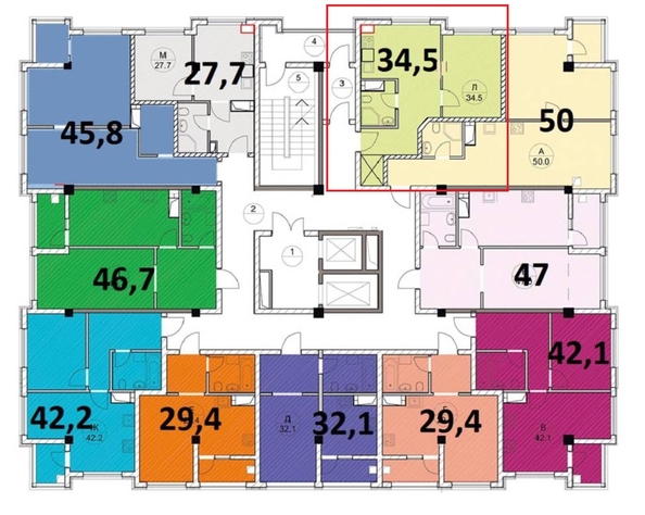 
   Продам 1-комнатную, 34.5 м², Волжская ул, 38

. Фото 8.