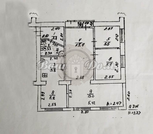 
   Продам 3-комнатную, 59.6 м², Пионерская ул, 4

. Фото 7.