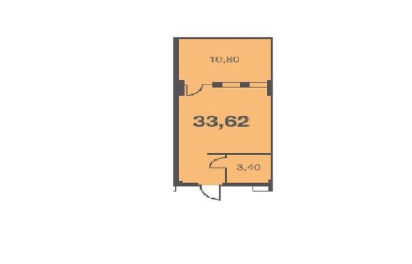 
   Продам 1-комнатную, 33.62 м², Старошоссейная ул, 5к8

. Фото 2.