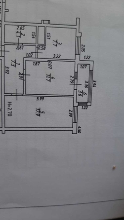 
   Продам 2-комнатную, 53 м², Парковая ул, 64к4

. Фото 8.