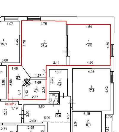 
   Продам 1-комнатную, 57 м², Куйбышева ул, д 15

. Фото 12.