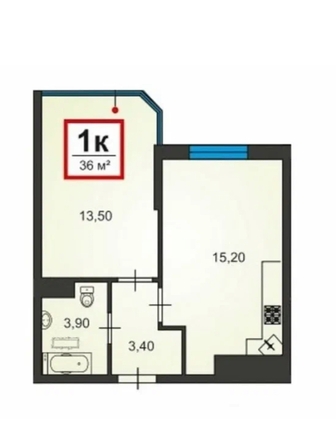 
   Продам 1-комнатную, 36 м², Анапское ш, 30к3

. Фото 10.