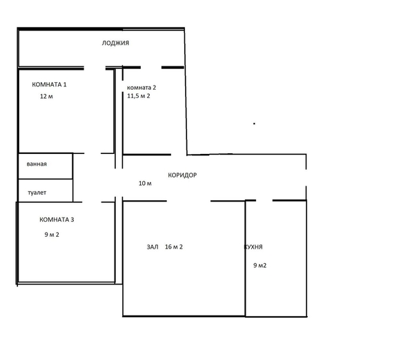 
   Продам 4-комнатную, 81 м², Полевая ул, д 53

. Фото 1.