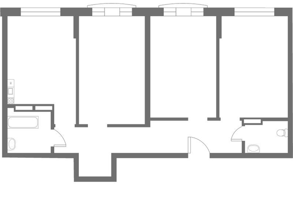 
   Продам 3-комнатную, 74.21 м², Краснодонская ул, 46

. Фото 3.