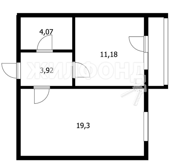 
   Продам 1-комнатную, 38.5 м², Вологодская ул, 8

. Фото 20.