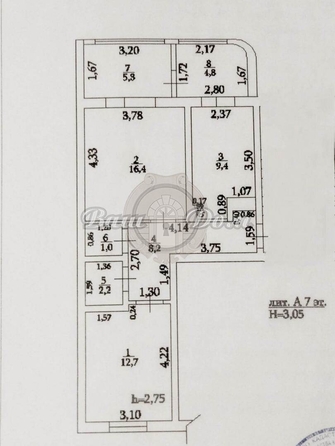 
   Продам 2-комнатную, 49.9 м², Сосновый пер, 3/1а

. Фото 27.