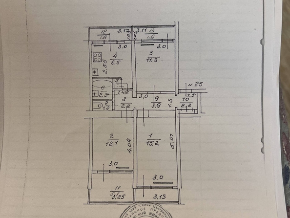 
   Продам 3-комнатную, 67 м², Полтавская ул, 30Б

. Фото 5.