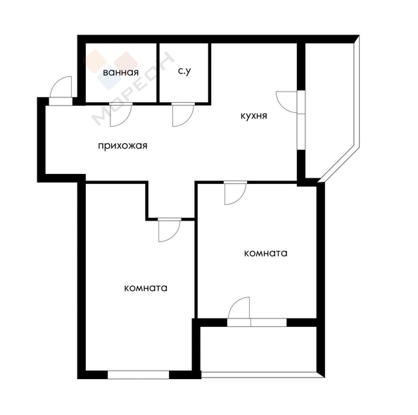 
   Продам 3-комнатную, 66.8 м², Героя Георгия Бочарникова ул, 1

. Фото 16.