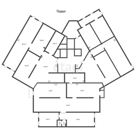 
   Продам помещение свободного назначения, 369.8 м², Кожевенная ул, 26

. Фото 19.