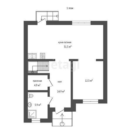 
   Продам таунхаус, 128.1 м², Краснодар

. Фото 39.