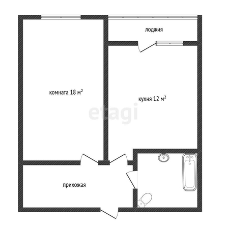 
   Продам 1-комнатную, 33.8 м², Западный Обход ул, 39/2/6

. Фото 8.