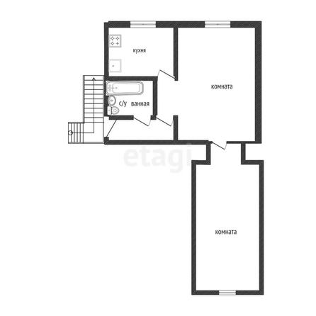 
   Продам 2-комнатную, 41.2 м², 1-й Заречный пр-д, 17

. Фото 11.