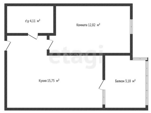 
   Продам 1-комнатную, 36.6 м², Любимово мкр, 16

. Фото 1.