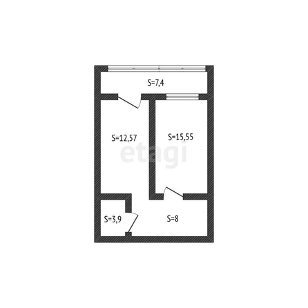 
   Продам 1-комнатную, 41.1 м², Домбайская ул, 101/2

. Фото 10.