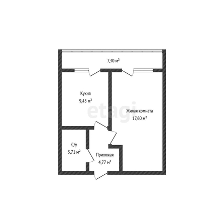 
   Продам 1-комнатную, 35.9 м², Дубравная ул, 15

. Фото 10.