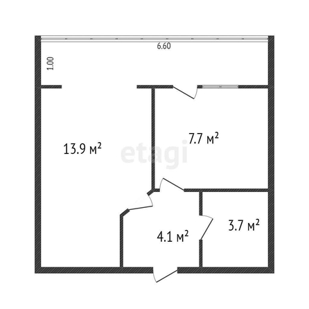 
   Продам 1-комнатную, 29.4 м², Восточно-Кругликовская ул, 30/1

. Фото 24.