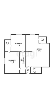 
   Продам 2-комнатную, 73.8 м², Московская ул, 158/2  3

. Фото 29.