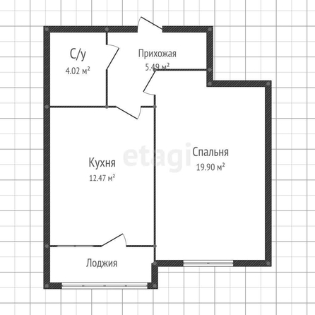 
   Продам 1-комнатную, 42.1 м², Стахановская ул, 1/5  3

. Фото 10.