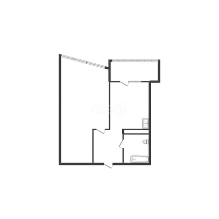 
   Продам 1-комнатную, 39.5 м², Уральская ул, 100/5

. Фото 1.