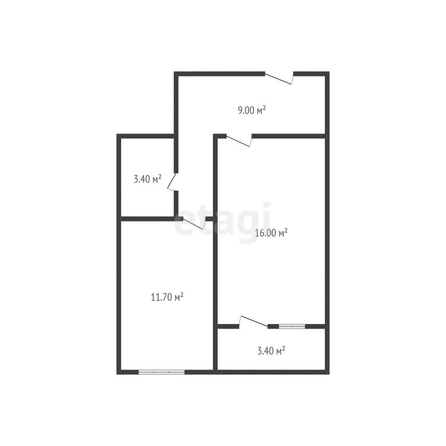 
   Продам 1-комнатную, 36.7 м², Круговая ул, 4в/2

. Фото 11.