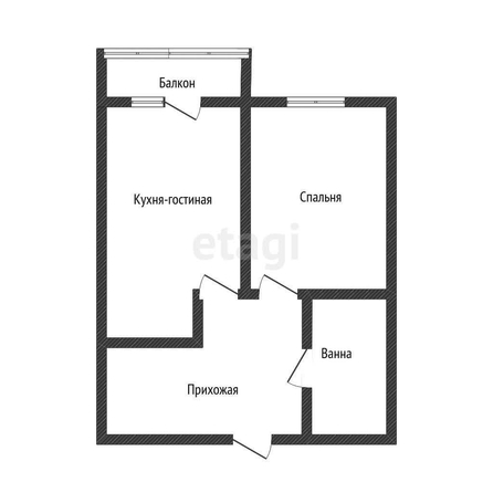 
   Продам 1-комнатную, 46.9 м², Заполярная ул, 37/5

. Фото 7.