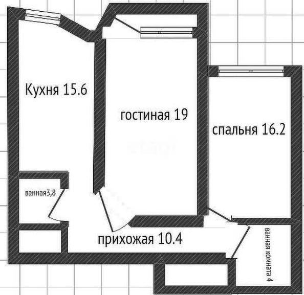 
   Продам 2-комнатную, 71 м², Парусная ул, 10/1

. Фото 1.