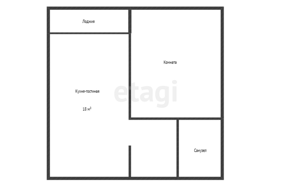 
   Продам 1-комнатную, 38.6 м², Конгрессная ул, 41

. Фото 32.