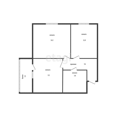 
   Продам 2-комнатную, 72 м², Московская ул, 112

. Фото 17.