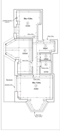 
   Продам 2-комнатную, 64.3 м², Карлсруэвская ул, 10

. Фото 1.