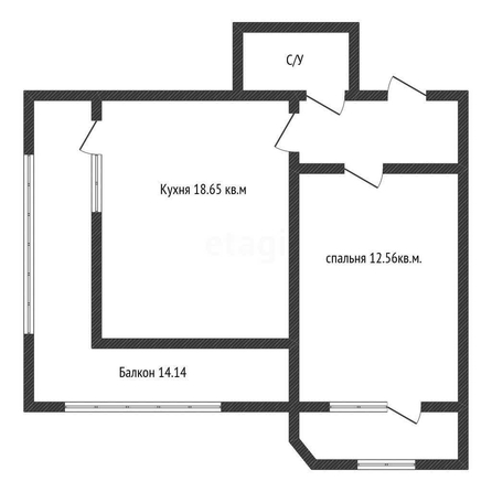 
   Продам 1-комнатную, 48.24 м², Ural (Урал)

. Фото 1.