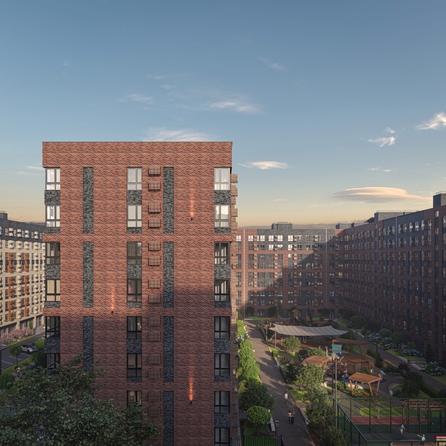 
  Продается 1-комн. квартира 43.69 м², в ЖК Зеленая территория, литера 1.3. Фото 23.