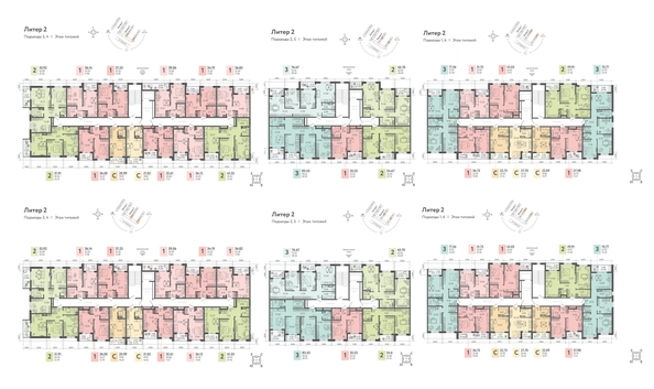 
  Продается 3-комн. квартира, 82.25 м², ЖК Клубный квартал «Друзья», лит 2
. Фото 3.