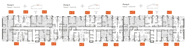 
  Продается 2-комн. квартира, 65.05 м², ЖК Все Свои VIP, литера 4
. Фото 1.