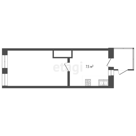 
   Продам 1-комнатную, 34.9 м², Митрофана Седина ул, 102

. Фото 11.