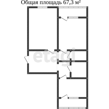 
   Продам 2-комнатную, 62.2 м², Бородинская ул, 150б/1

. Фото 13.